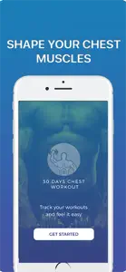 30 Days Chest Workout screenshot #1 for iPhone