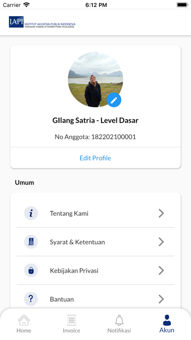 IAPI Mobile Screenshot