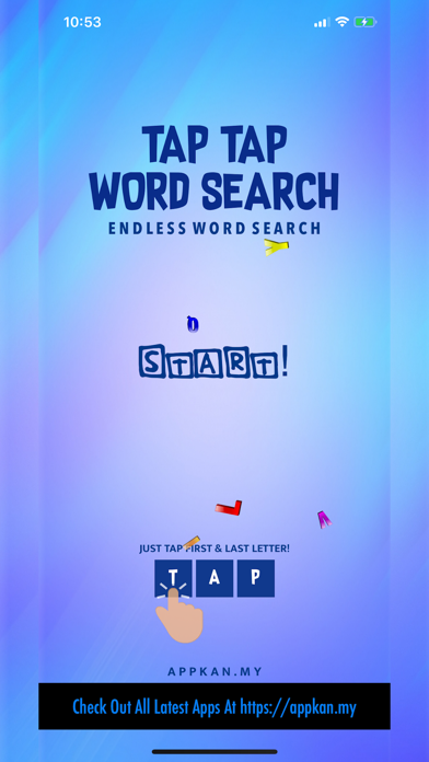 Screenshot #1 pour Tap Tap Word Search