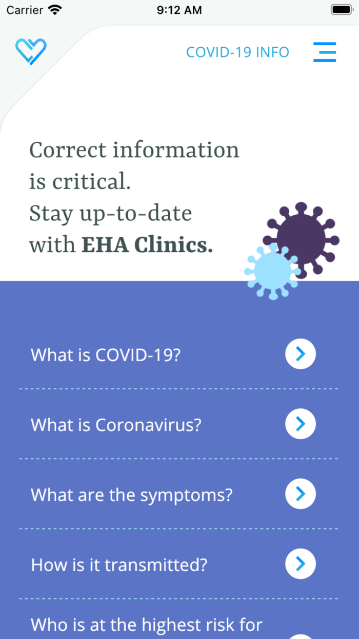 EHA Clinics HealthMate