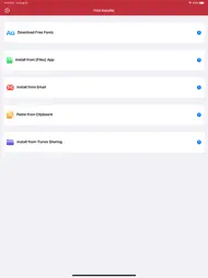 Custom Fonts - Font Installer ipad bilder 0