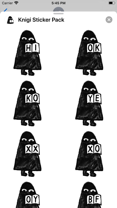 Knigi Sticker Pack Screenshot