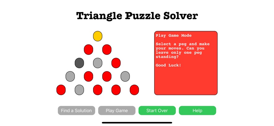 Triangle Puzzle Solver