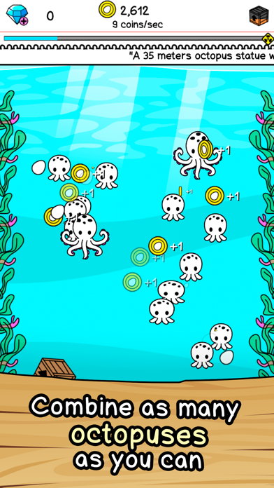 Octopus Evolution | Clicker Game of the Deep Sea Mutants screenshot 1