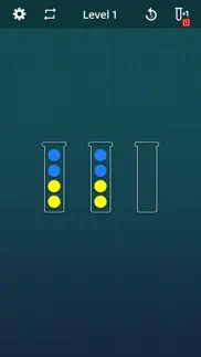 color sort puzzle game iphone screenshot 1