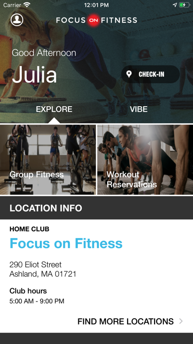 Screenshot #2 pour Focus on Fitness