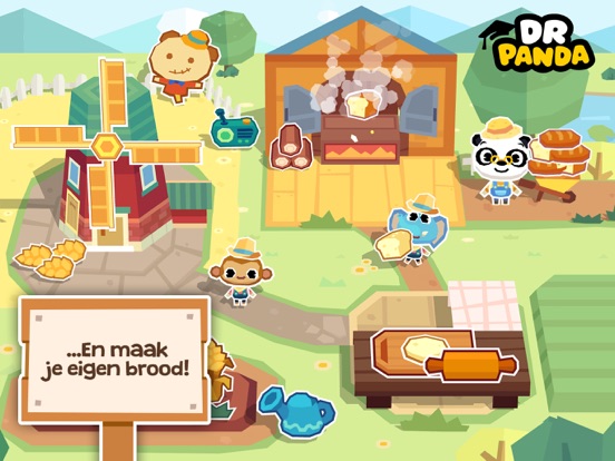 Dr. Panda Boerderij iPad app afbeelding 4