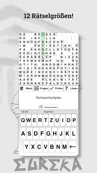Eureka! Kreuzworträtsel Screenshot