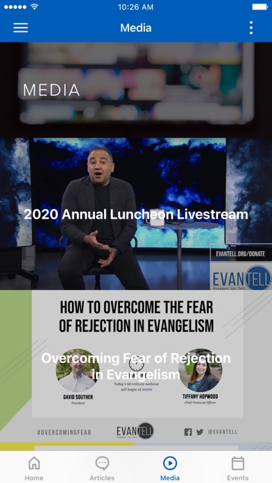 Evantell Evangelism Screenshot