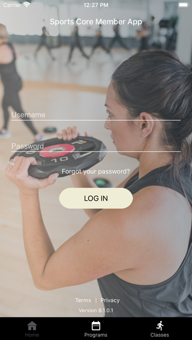 Sports Core Member App Screenshot