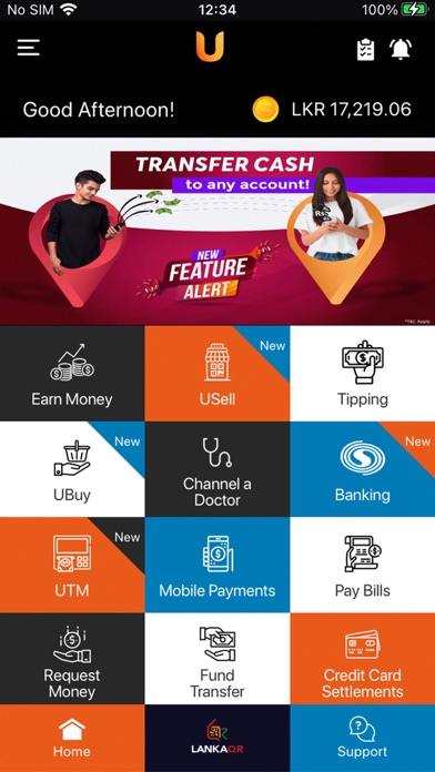 UPay - Sri Lanka's Payment App Screenshot