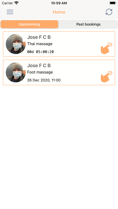 Provider Hello Massage Screenshot