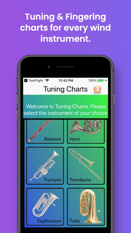 Fingering & Tuning Charts