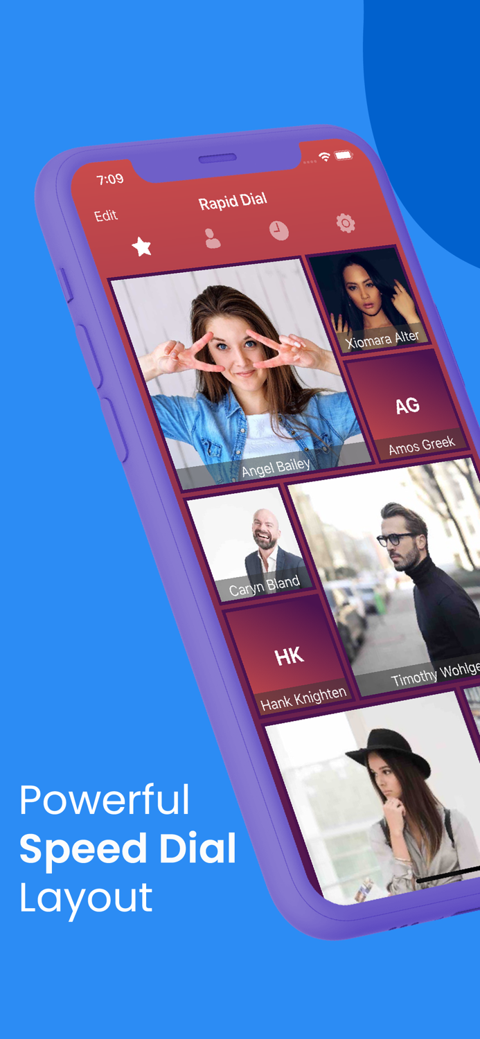 Speed Dial with Contact Widget