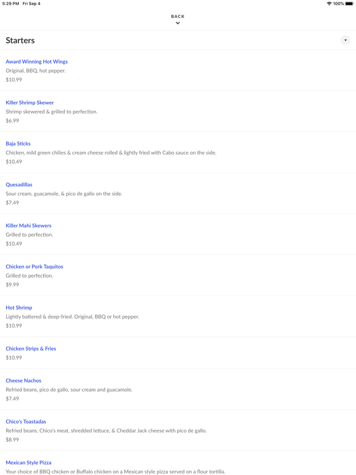 Chuys Mesquite Broiler