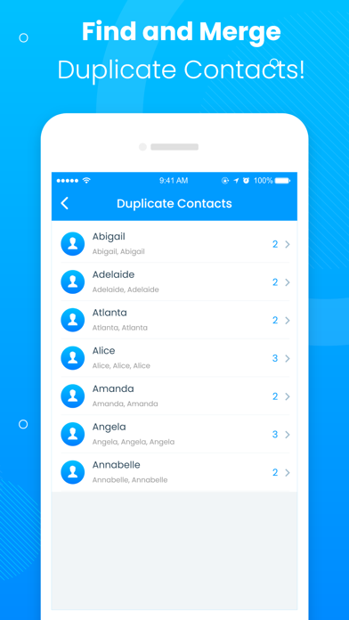 Screenshot #3 pour Clean Contact Group Manager