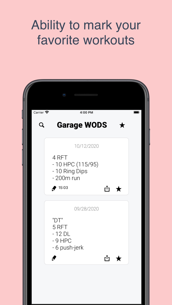 Garage WODS
