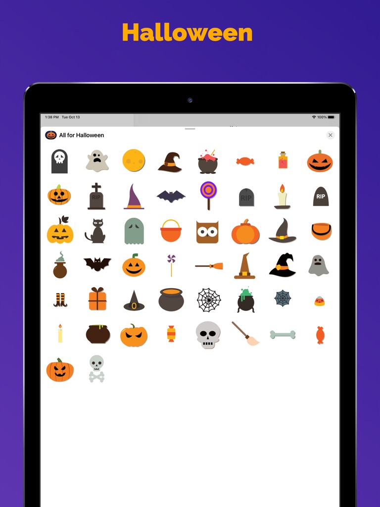 【图】Halloween stuff stickers emoji(截图3)