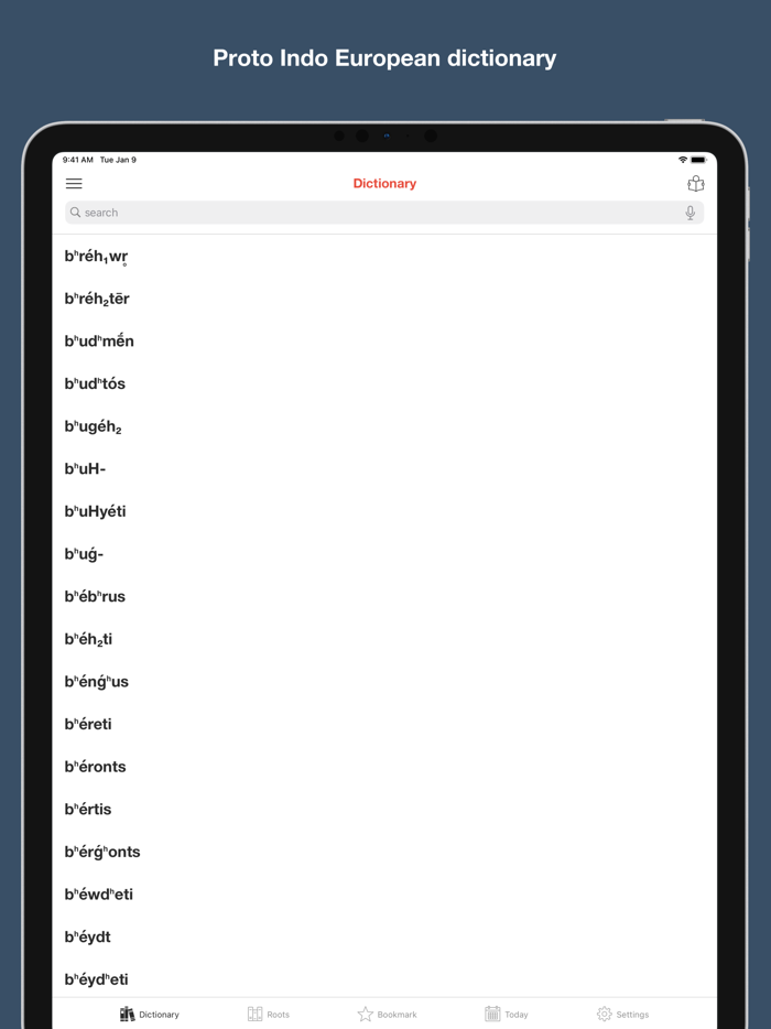 Proto-Indo-European Dictionary