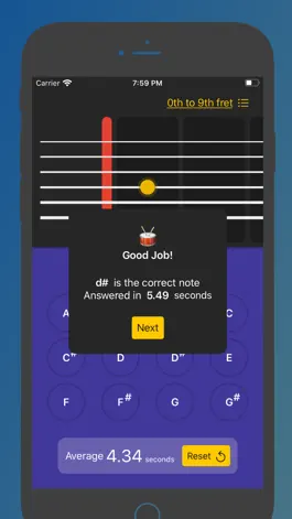 Game screenshot Fret Notes apk