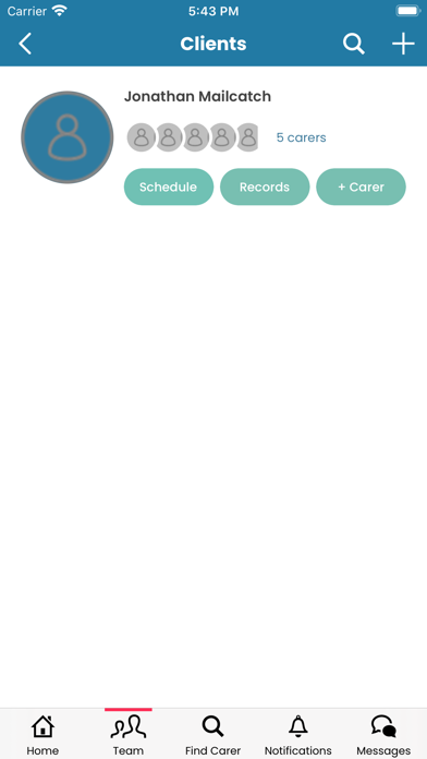 CareMatch for Clients Screenshot