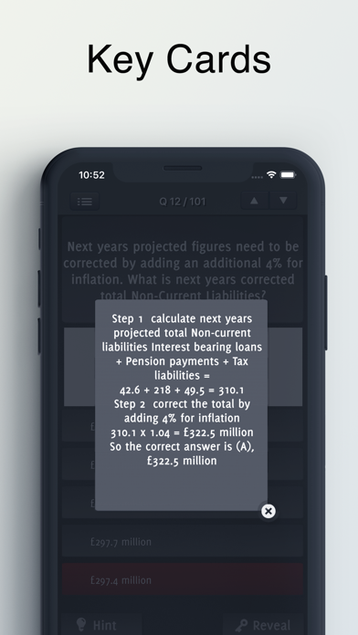 Numerical Reasoning Test Screenshot