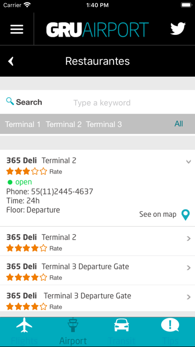 GRU Airport Screenshot