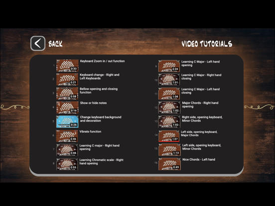 Bandoneon iPad app afbeelding 4