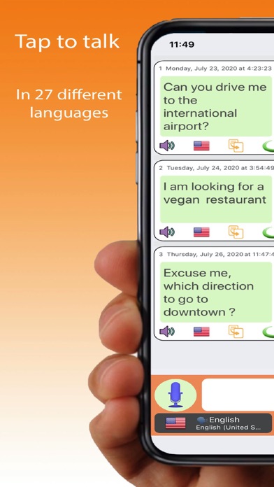 Voice text translator Screenshot