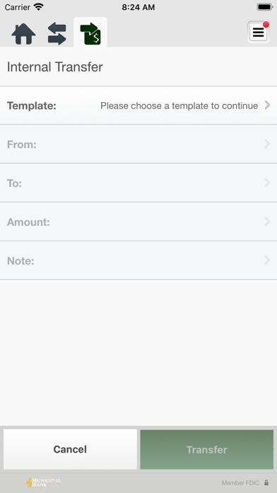 Municipal Bank Business Mobile Screenshot
