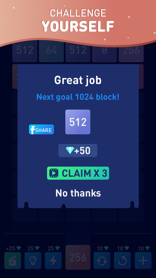 #5. Best Merge Block Puzzle (iOS) By: OAZIS GAMES