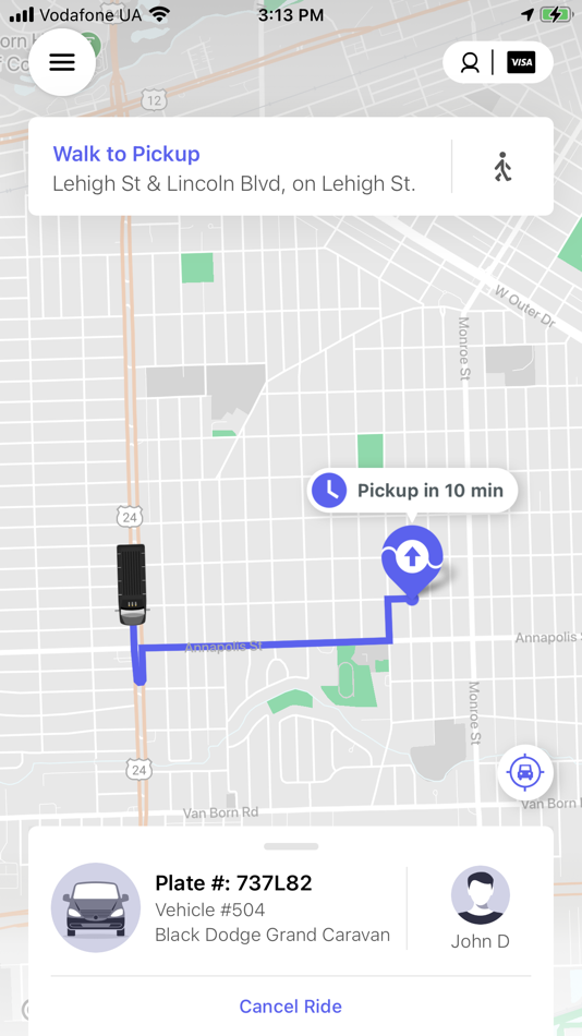 #4. Ride SMART Flex (iOS) Bởi: Via Transportation, Inc.