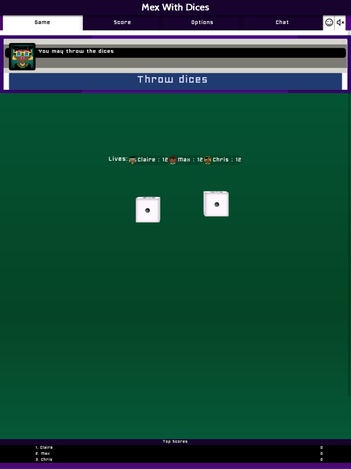 Mex With Dices Same Room