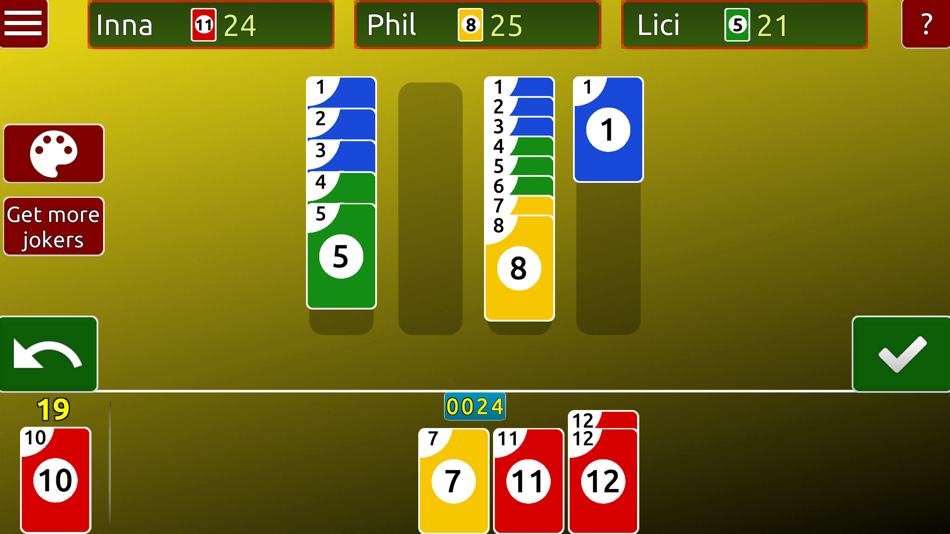 #2. Skip 10 Solitaire (iOS) 由: Paul Burlov