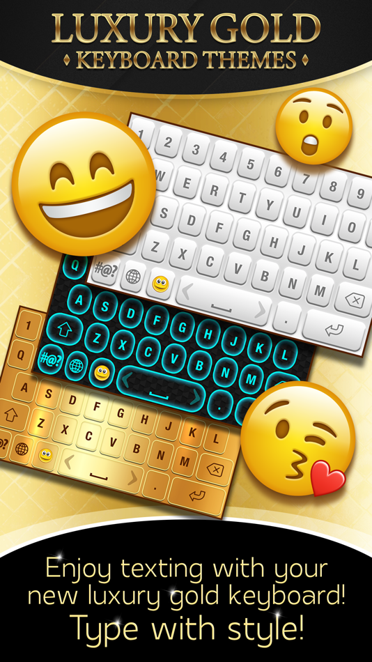 Luxury Gold Keyboard Themes - 2.2.0 - (iOS)