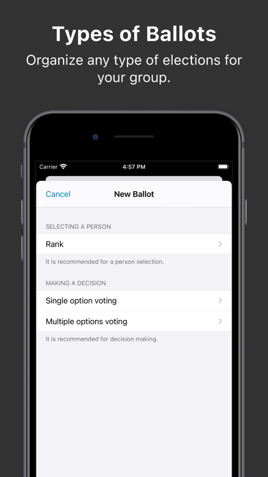 Screenshot #2 pour VoteMeApp