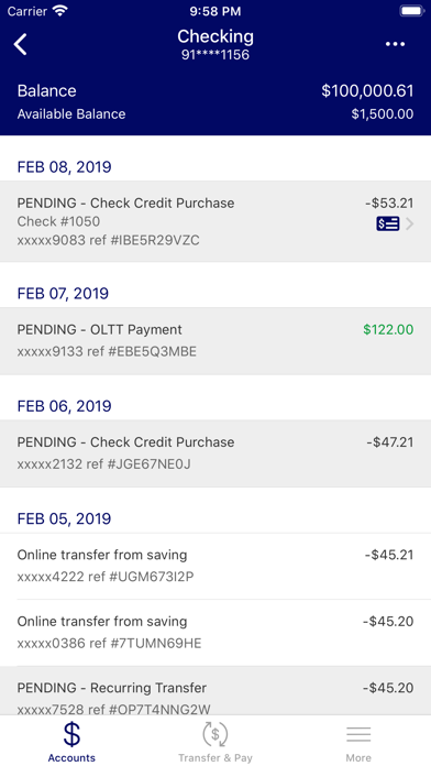 Lan-Fair Federal Credit Union Screenshot