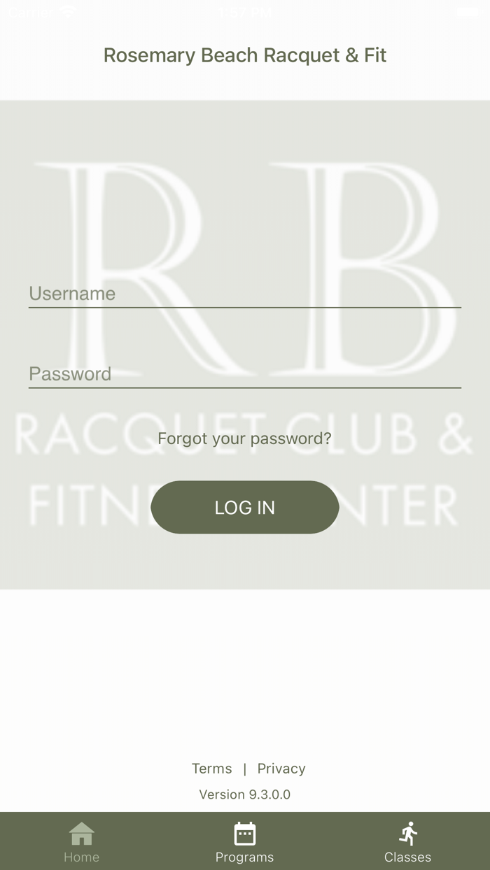 Rosemary Beach Racquet and Fit