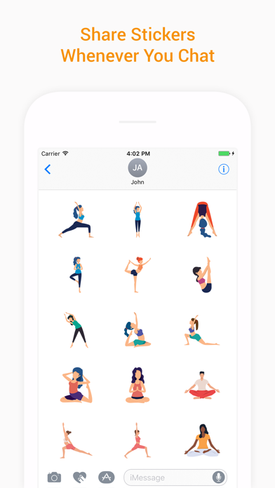 Yoga Sticker & Meditation Pack Screenshot