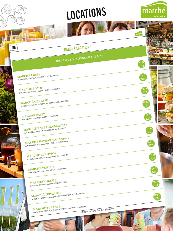 Marché Loyalty Card