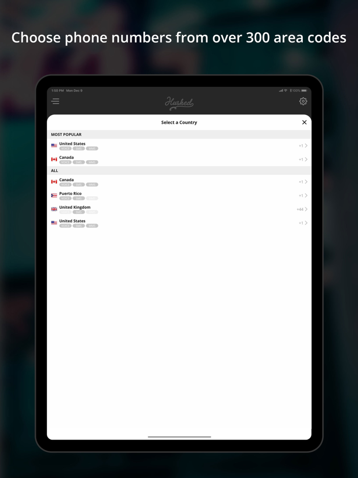 Hushed US Second Phone Number