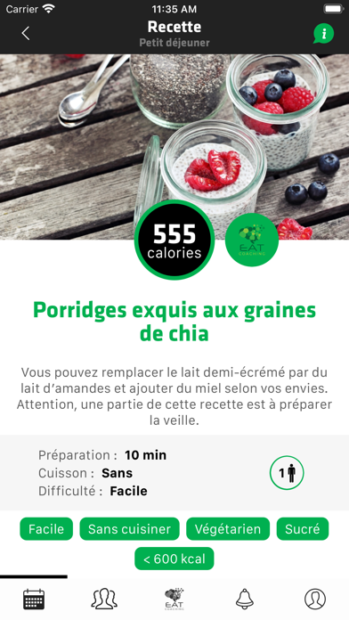 Eat Coaching Screenshot