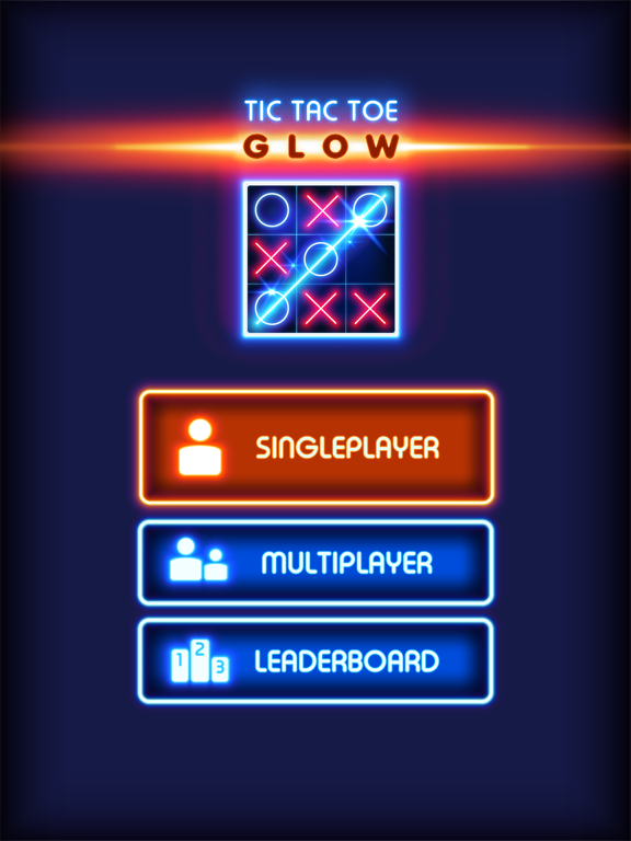 Screenshot #5 pour Tic Tac Toe Glow - Puzzle Game