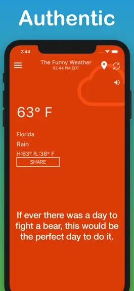 Game screenshot The Funny Weather apk