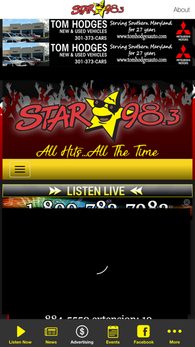 Star 98.3 WSMD Screenshot