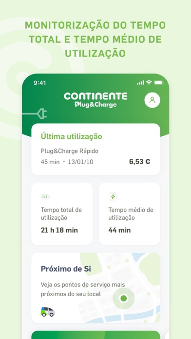 Continente Plug&Charge Screenshot