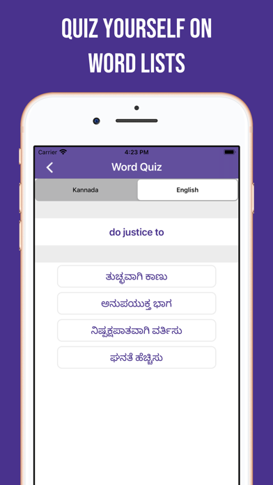 Kannada-English Dictionary Screenshot