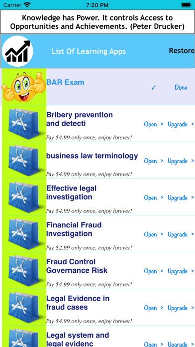 Law materials & Legal Evidence Screenshot