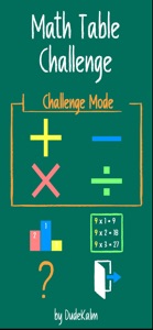 Math Table Challenge screenshot #1 for iPhone