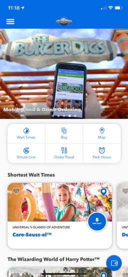 Universal Orlando Resort™ app screenshot